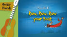 Row Row Row Your Boat Guitar Chords Tabs Sheet Music Pdf