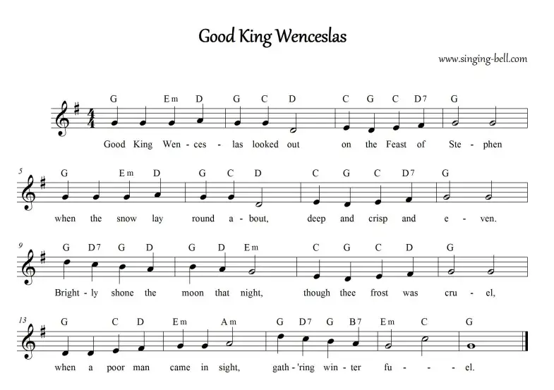 Good King Wenceslas_Singing Bell