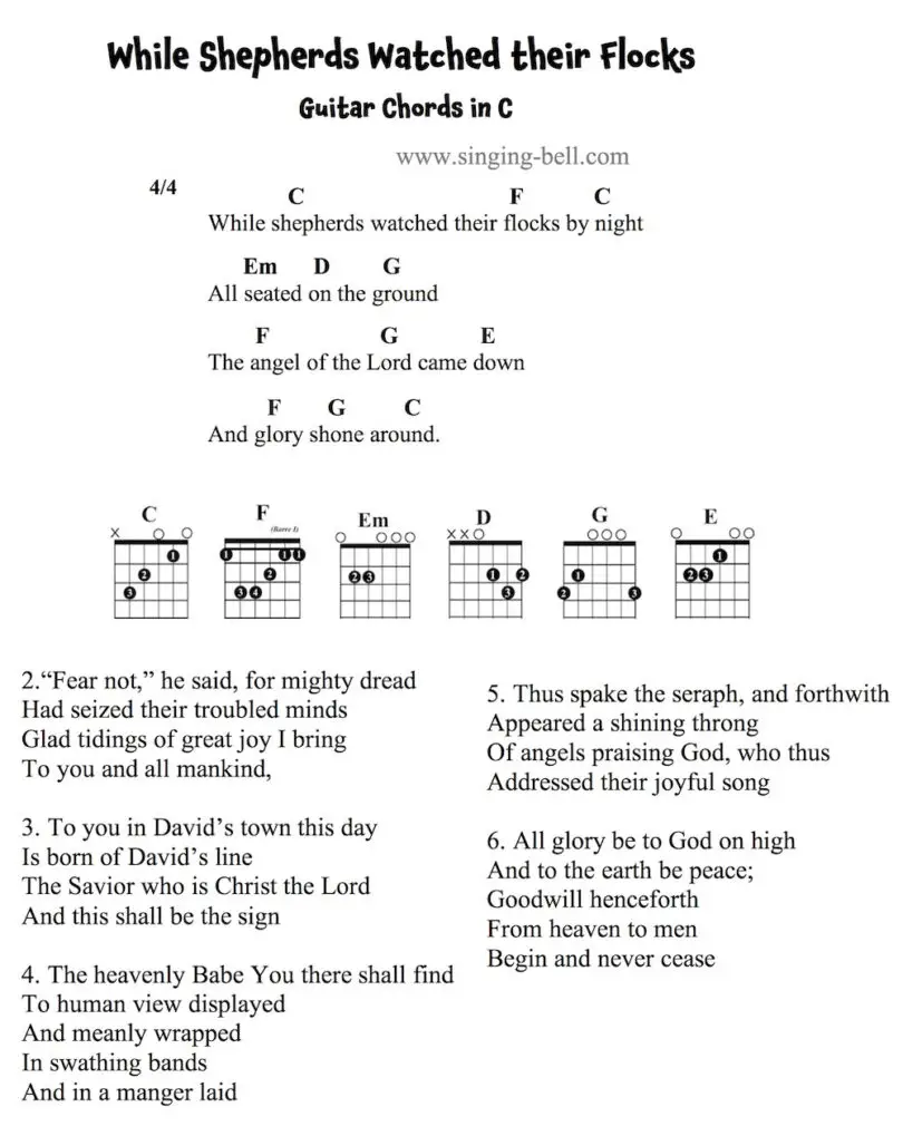 while-shepherds-watched-their-flocks-guitar-chords-tabs-pdf