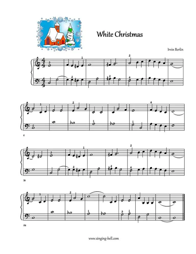 26+1 Easy Christmas Piano Sheet Music for Beginners