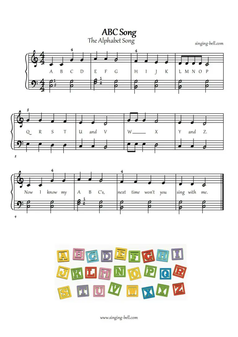 36 Piano Songs For Kids + Free Beginner Piano Sheet Music