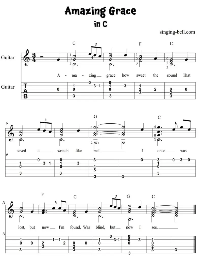 amazing-grace-guitar-chords-tabs-notes-printable-pdf