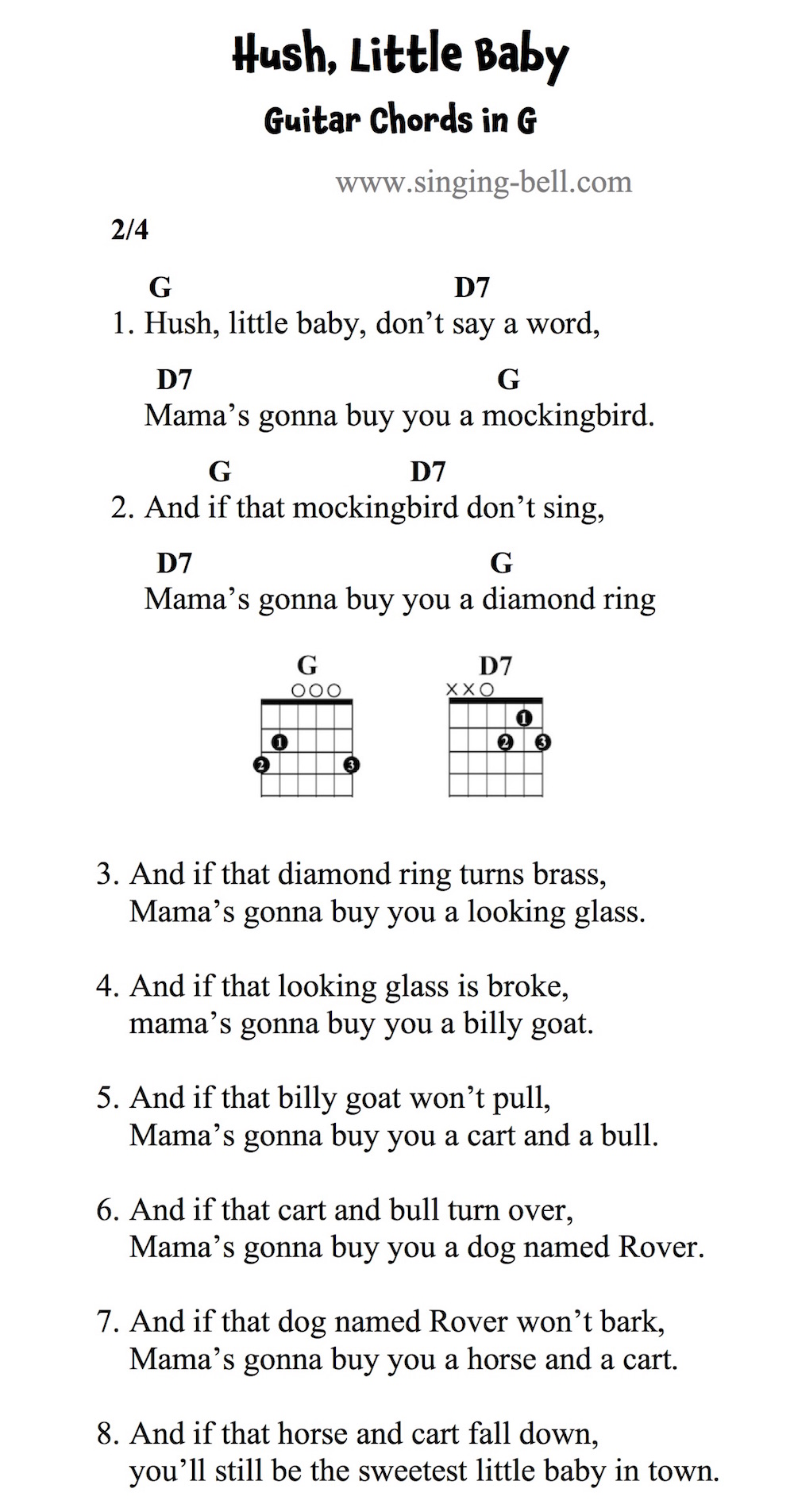 Little Baby - Guitar Chords, Tabs, Sheet Music PDF