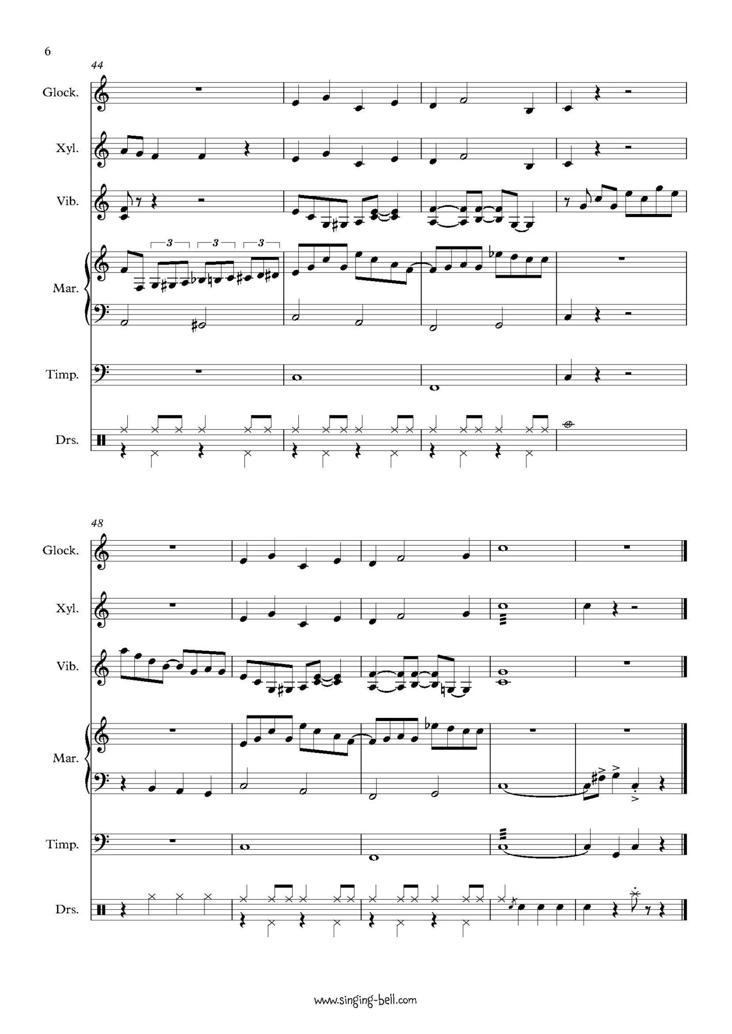 santa-claus-is-coming-to-town-percussion-sheet-music