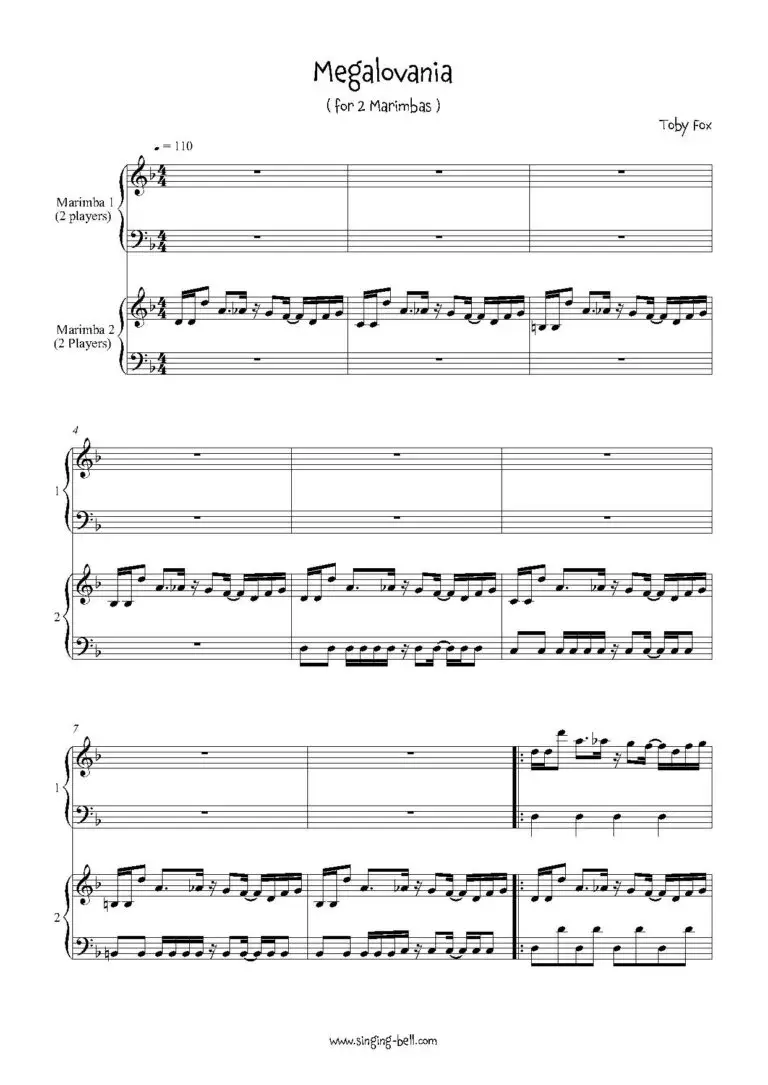 Marimba Sheet Music: 10 Great Marimba Pieces with Free PDF