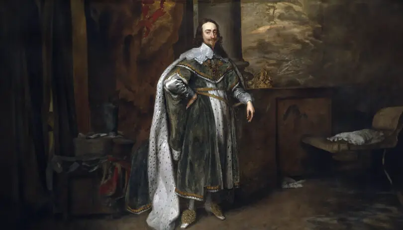 King Charles I after original by Van Dyck - AI-expanded