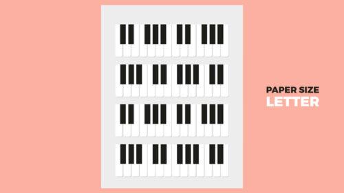 Blank Piano Keyboard PDF