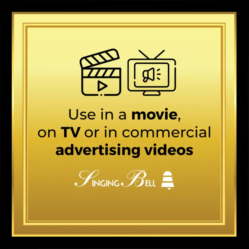 Movie, TV and advertising video license